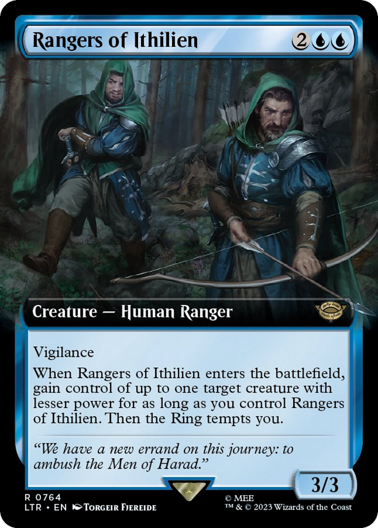Rangers of Ithilien (Extended Art) (Surge Foil) [The Lord of the Rings: Tales of Middle-Earth] | Silver Goblin