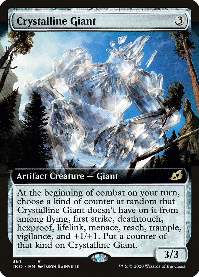 Crystalline Giant (Extended Art) [Ikoria: Lair of Behemoths] | Silver Goblin