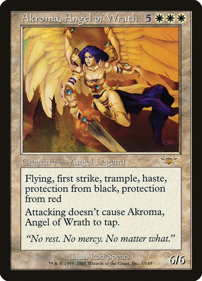 Akroma, Angel of Wrath [Legions] | Silver Goblin