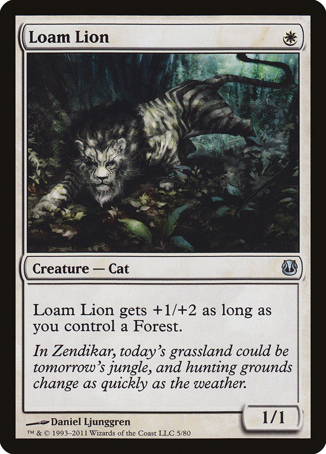 Loam Lion [Duel Decks: Ajani vs. Nicol Bolas] | Silver Goblin