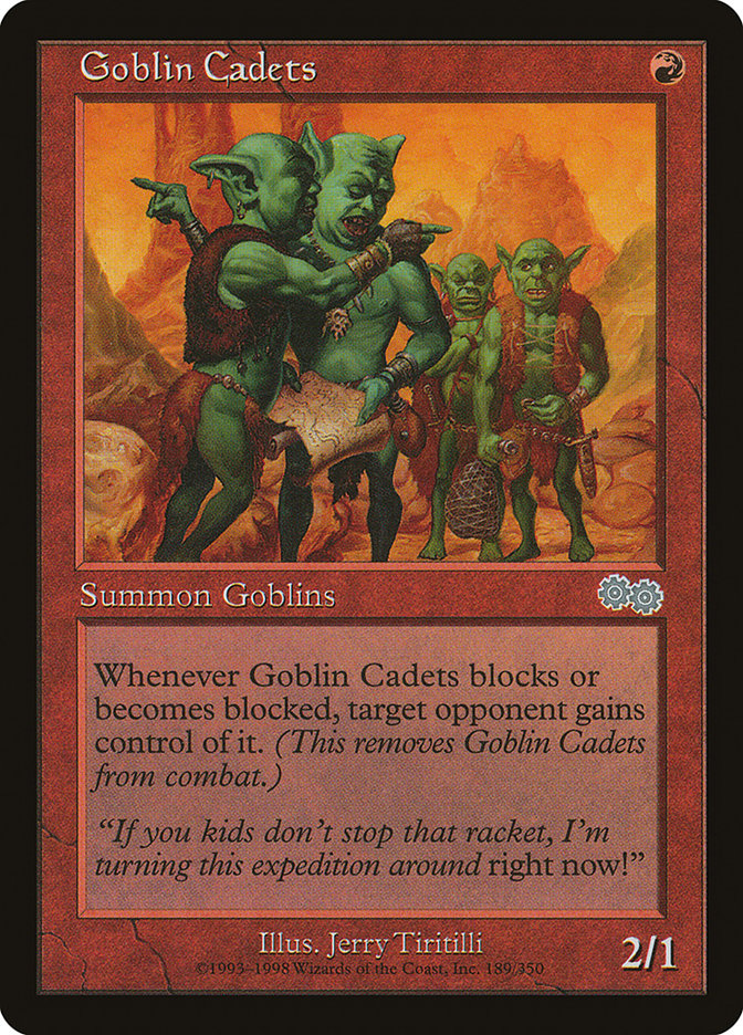 Goblin Cadets [Urza's Saga] | Silver Goblin
