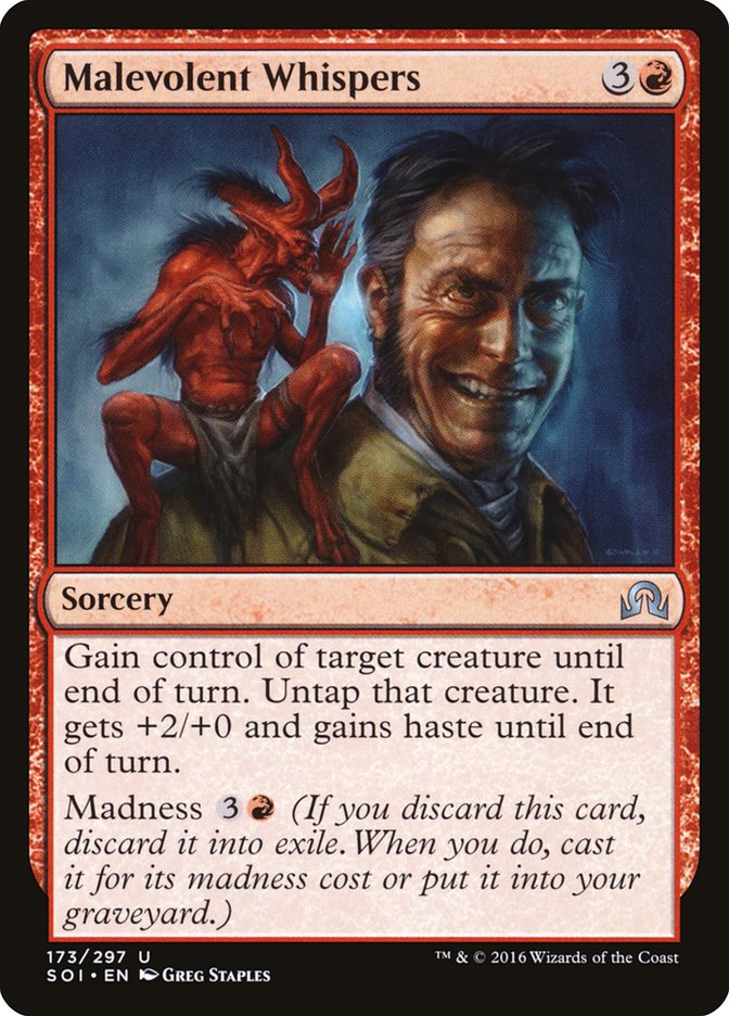 Malevolent Whispers [Shadows over Innistrad] | Silver Goblin