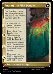 Huatli, Poet of Unity // Roar of the Fifth People [The Lost Caverns of Ixalan Prerelease Cards] | Silver Goblin