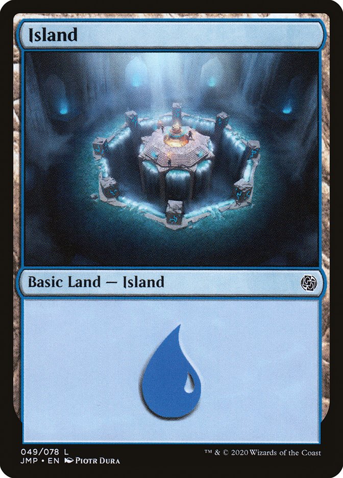Island (49) [Jumpstart] | Silver Goblin