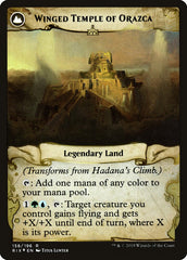 Hadana's Climb // Winged Temple of Orazca [Rivals of Ixalan Prerelease Promos] | Silver Goblin