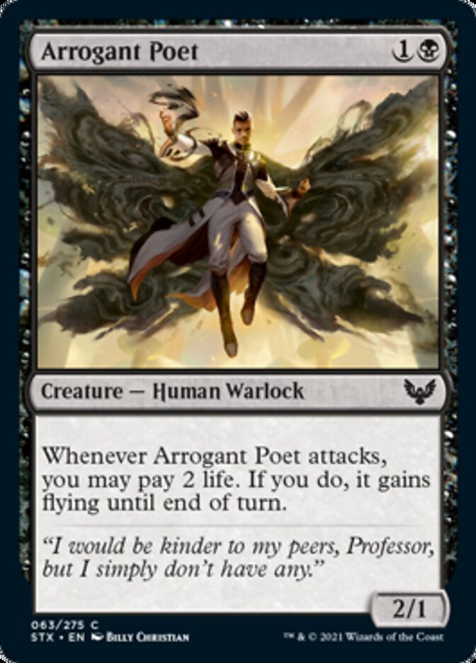 Arrogant Poet [Strixhaven: School of Mages] | Silver Goblin