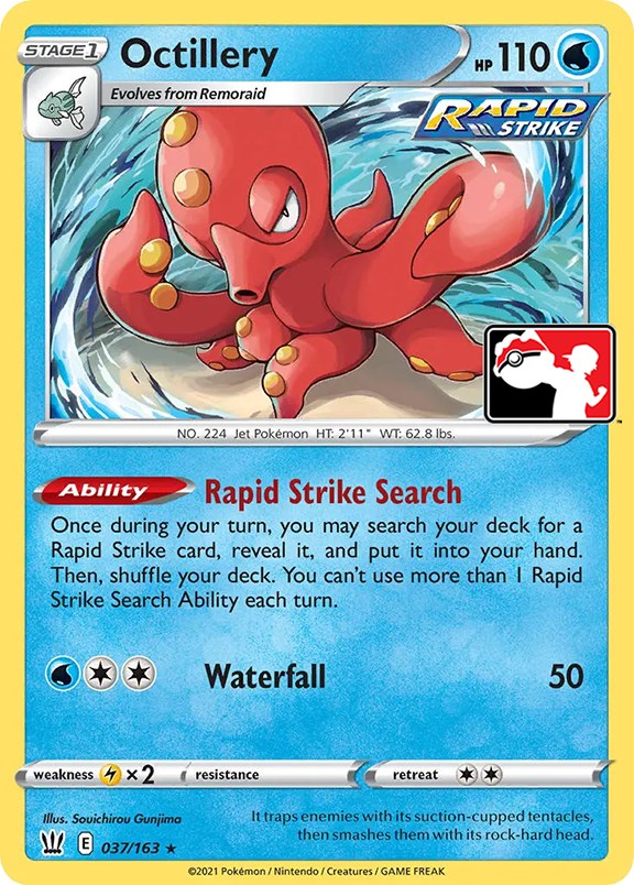 Octillery (037/163) [Prize Pack Series One] | Silver Goblin