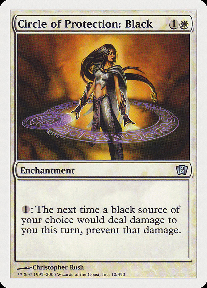 Circle of Protection: Black [Ninth Edition] | Silver Goblin