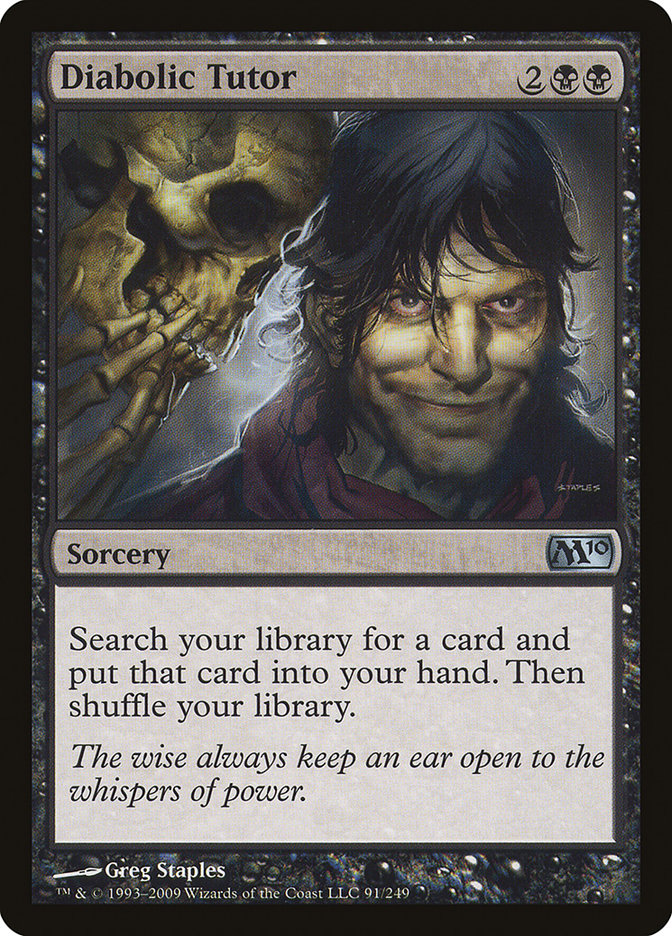 Diabolic Tutor [Magic 2010] | Silver Goblin