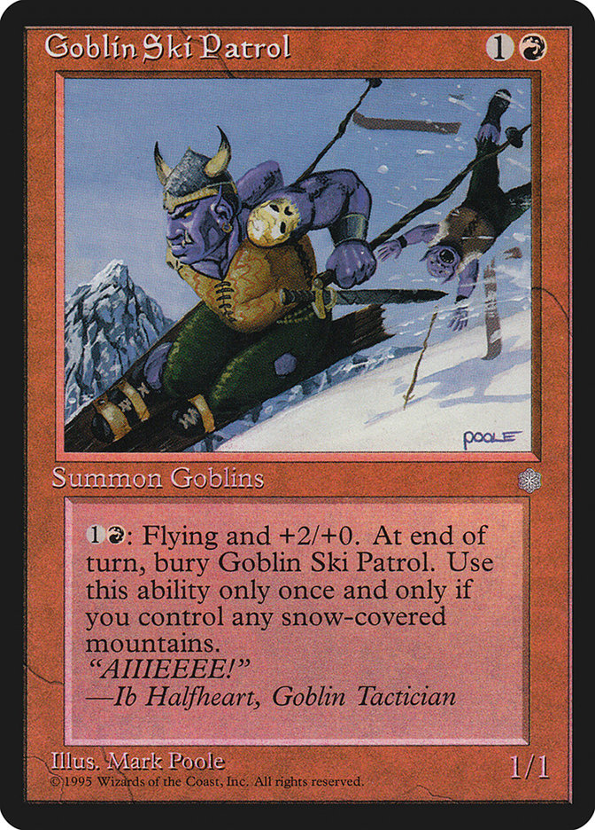 Goblin Ski Patrol [Ice Age] | Silver Goblin
