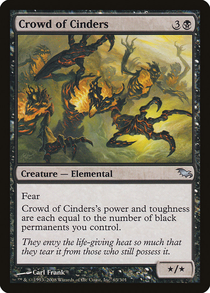 Crowd of Cinders [Shadowmoor] | Silver Goblin