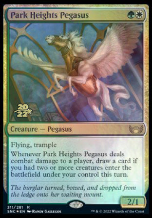 Park Heights Pegasus [Streets of New Capenna Prerelease Promos] | Silver Goblin