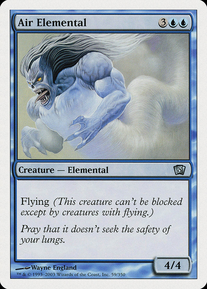 Air Elemental [Eighth Edition] | Silver Goblin