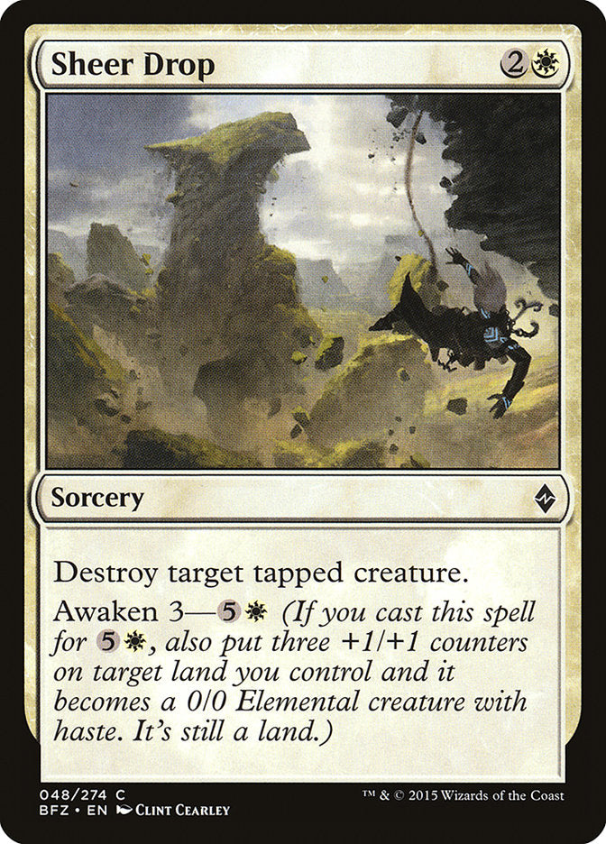 Sheer Drop [Battle for Zendikar] | Silver Goblin