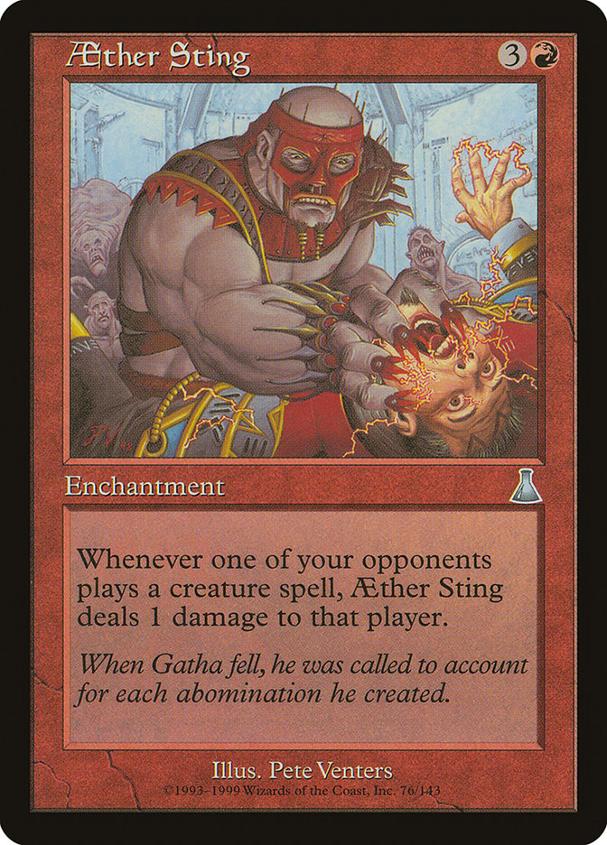 Aether Sting [Urza's Destiny] | Silver Goblin