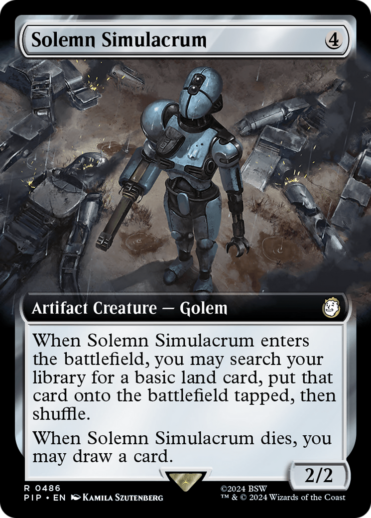 Solemn Simulacrum (Extended Art) [Fallout] | Silver Goblin