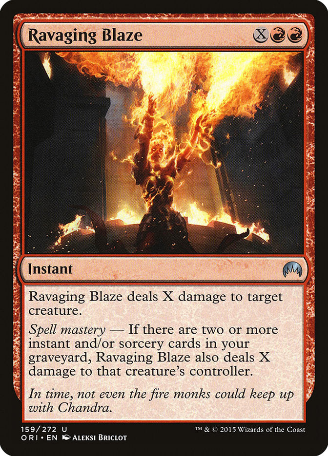Ravaging Blaze [Magic Origins] | Silver Goblin