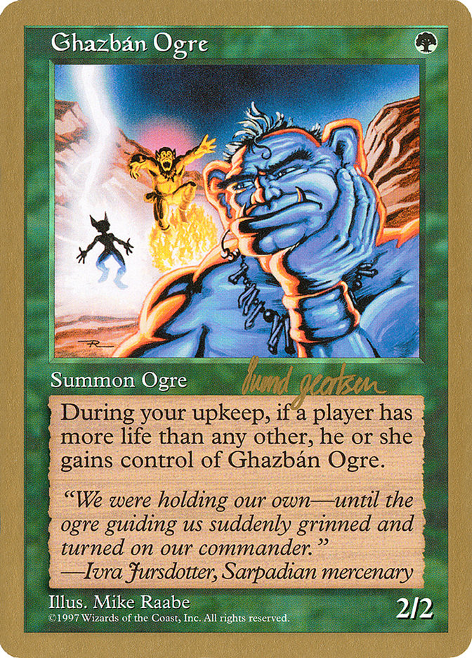 Ghazban Ogre (Svend Geertsen) [World Championship Decks 1997] | Silver Goblin
