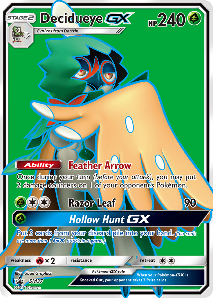 Decidueye GX (SM37) [Sun & Moon: Black Star Promos] | Silver Goblin