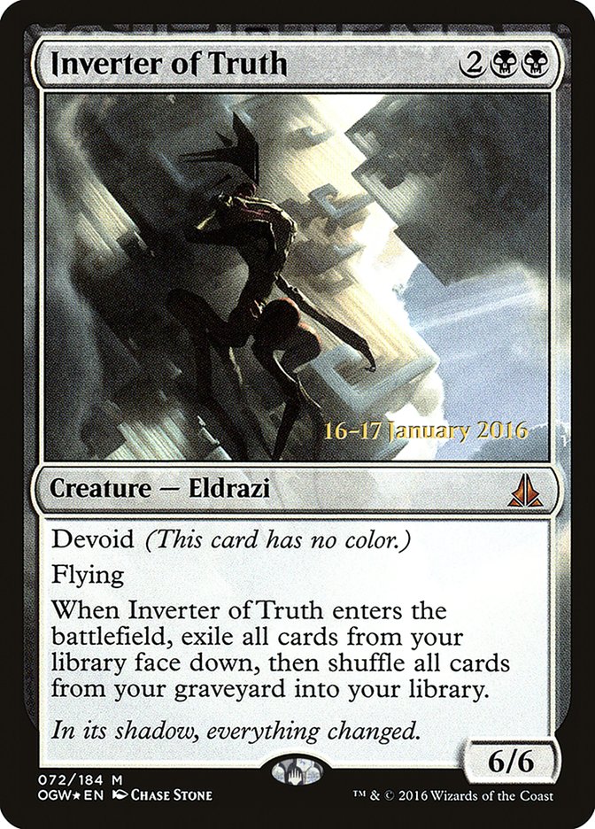 Inverter of Truth [Oath of the Gatewatch Prerelease Promos] | Silver Goblin