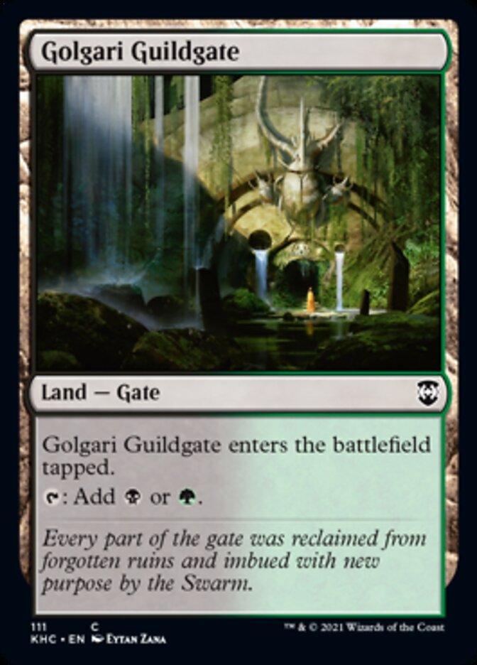 Golgari Guildgate [Kaldheim Commander] | Silver Goblin