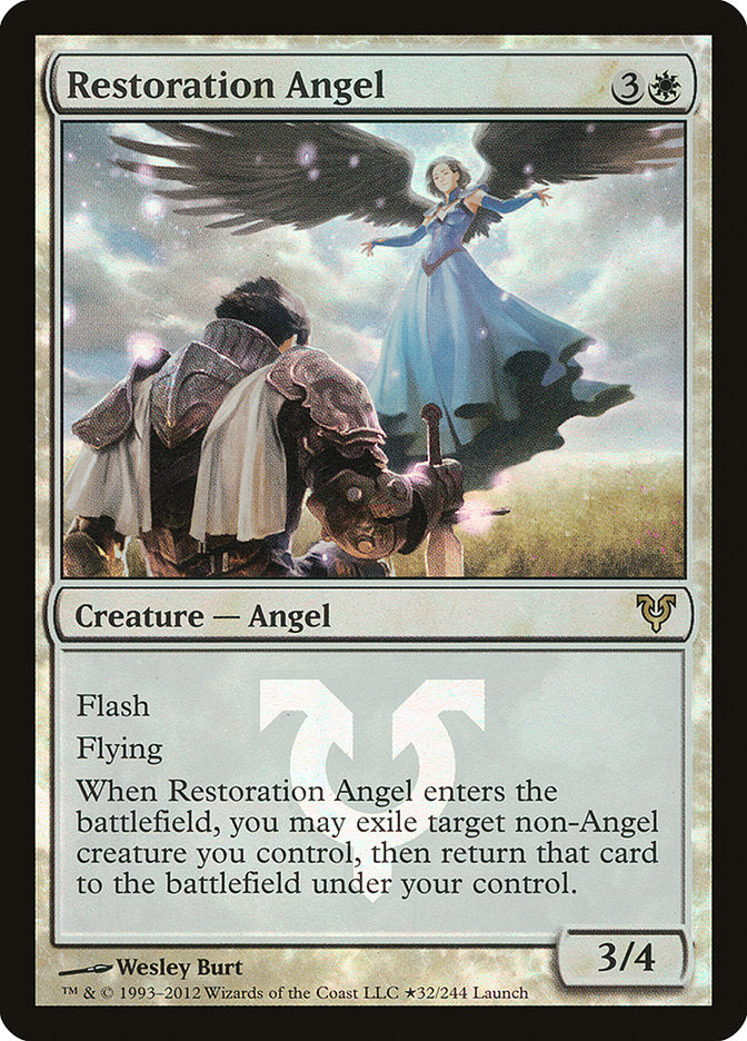 Restoration Angel (Launch) [Avacyn Restored Prerelease Promos] | Silver Goblin