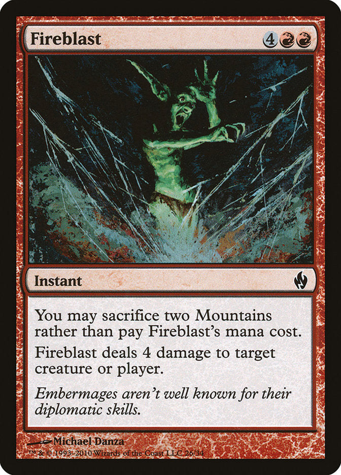 Fireblast [Premium Deck Series: Fire and Lightning] | Silver Goblin