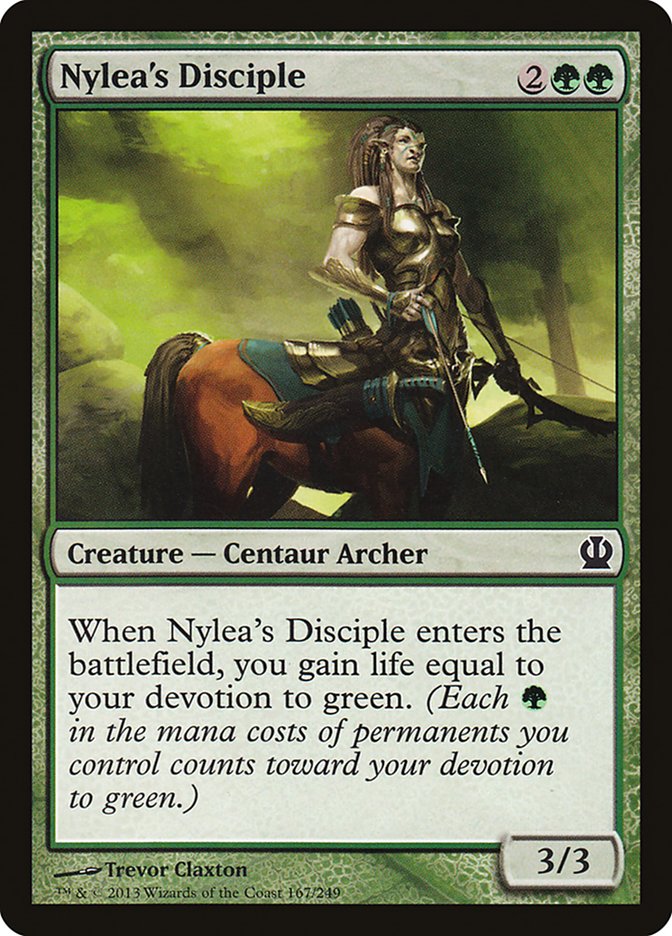 Nylea's Disciple [Theros] | Silver Goblin