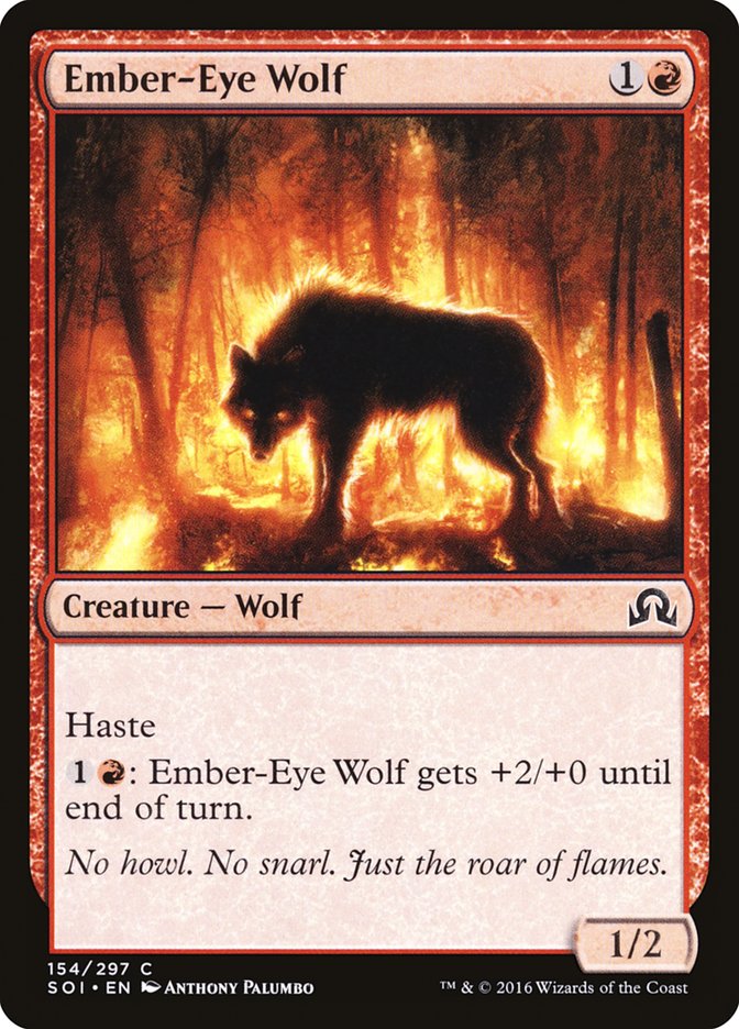 Ember-Eye Wolf [Shadows over Innistrad] | Silver Goblin
