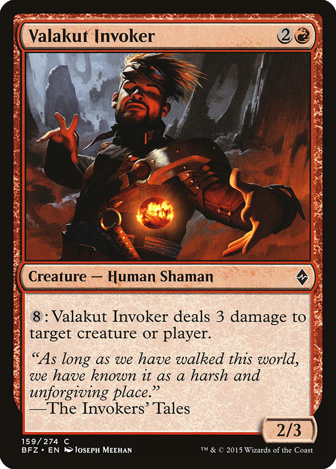 Valakut Invoker [Battle for Zendikar] | Silver Goblin