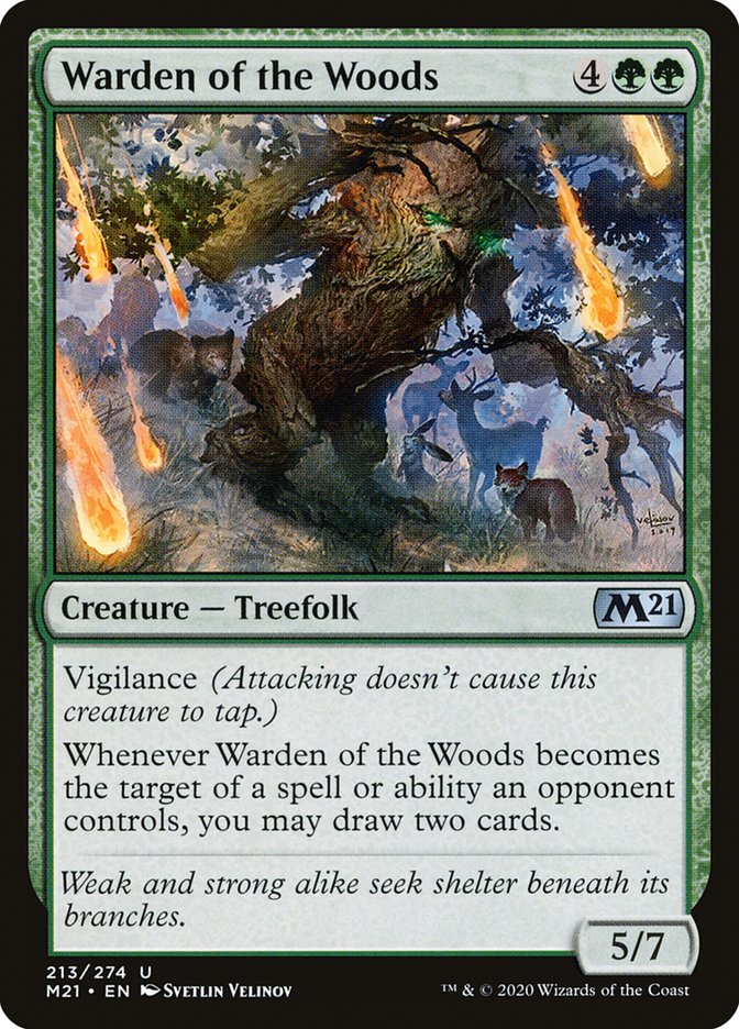 Warden of the Woods [Core Set 2021] | Silver Goblin