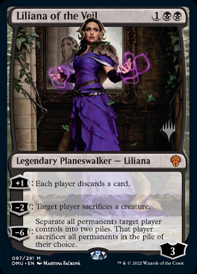 Liliana of the Veil (Promo Pack) [Dominaria United Promos] | Silver Goblin