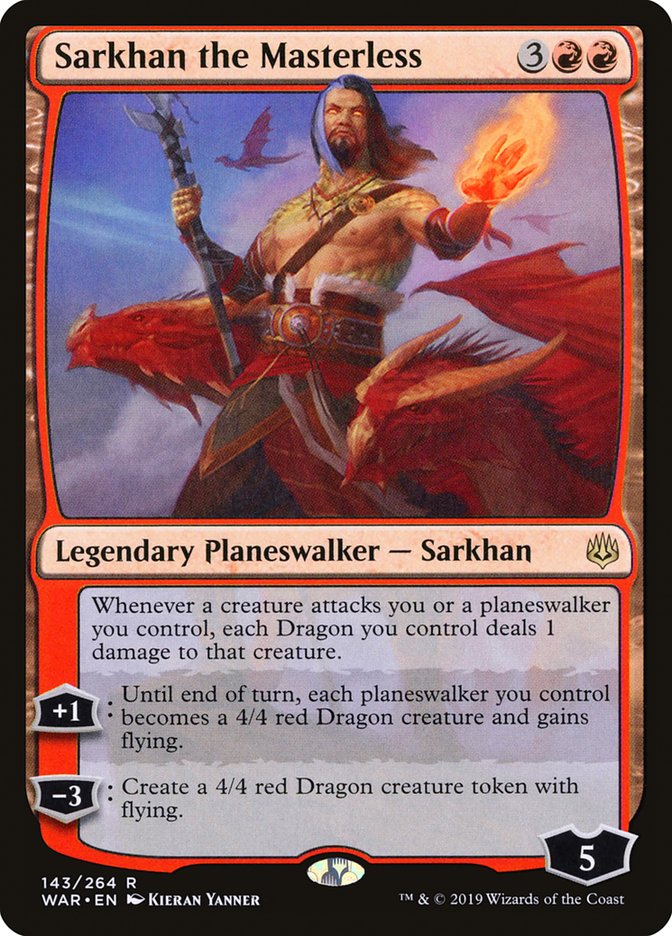 Sarkhan the Masterless [War of the Spark] | Silver Goblin