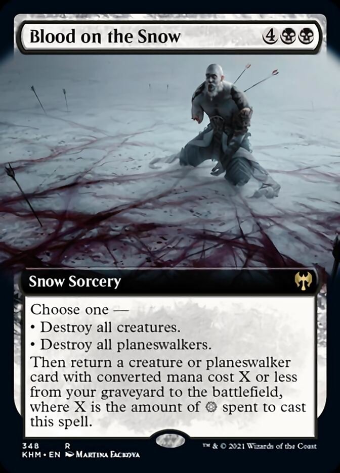 Blood on the Snow (Extended Art) [Kaldheim] | Silver Goblin