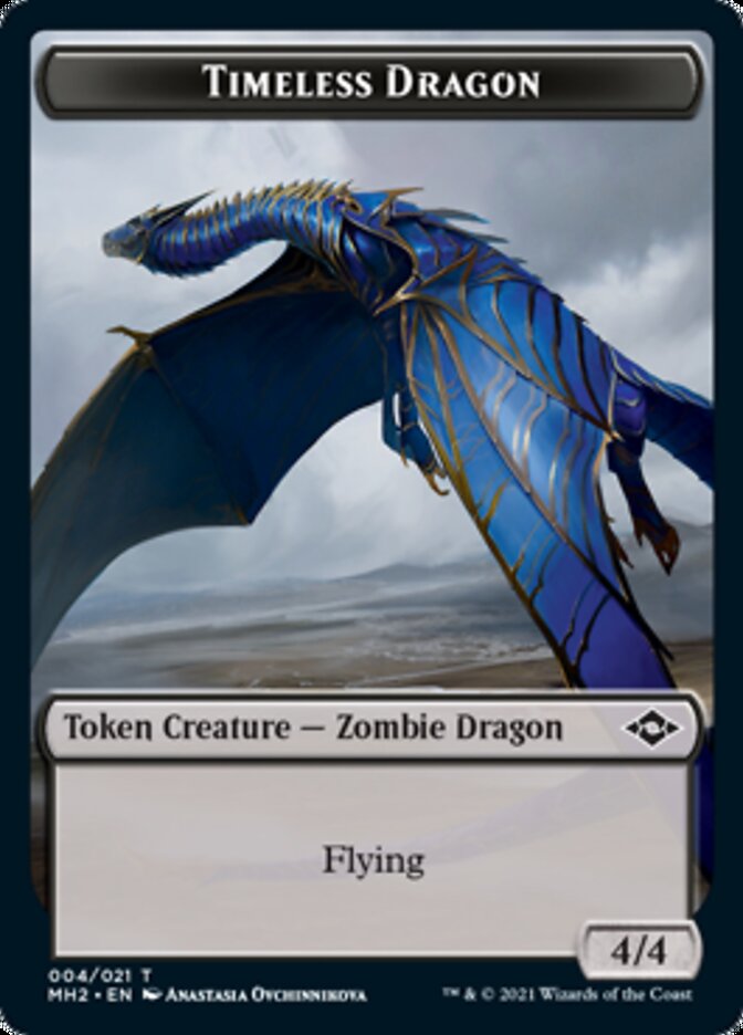 Timeless Dragon Token [Modern Horizons 2 Tokens] | Silver Goblin