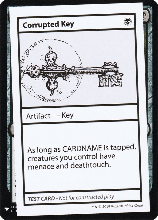 Corrupted Key [Mystery Booster Playtest Cards] | Silver Goblin