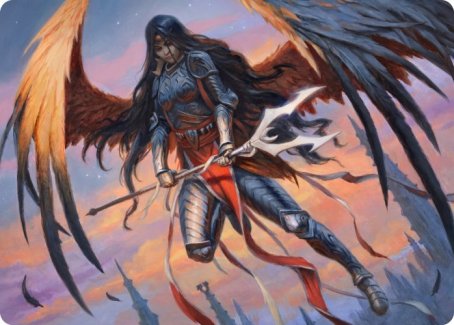 Liesa, Forgotten Archangel Art Card [Innistrad: Midnight Hunt Art Series] | Silver Goblin