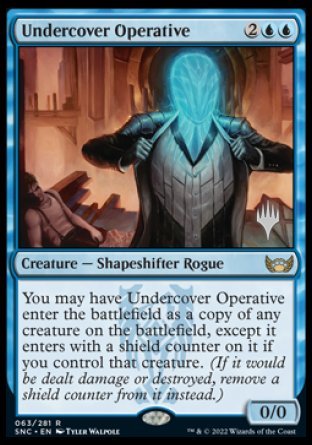 Undercover Operative (Promo Pack) [Streets of New Capenna Promos] | Silver Goblin