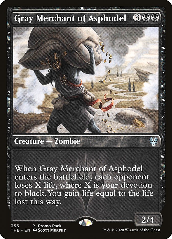 Gray Merchant of Asphodel (Promo Pack) [Theros Beyond Death Promos] | Silver Goblin