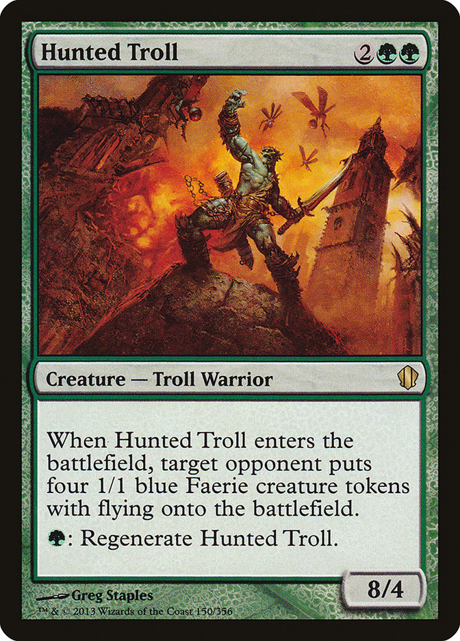 Hunted Troll [Commander 2013] | Silver Goblin
