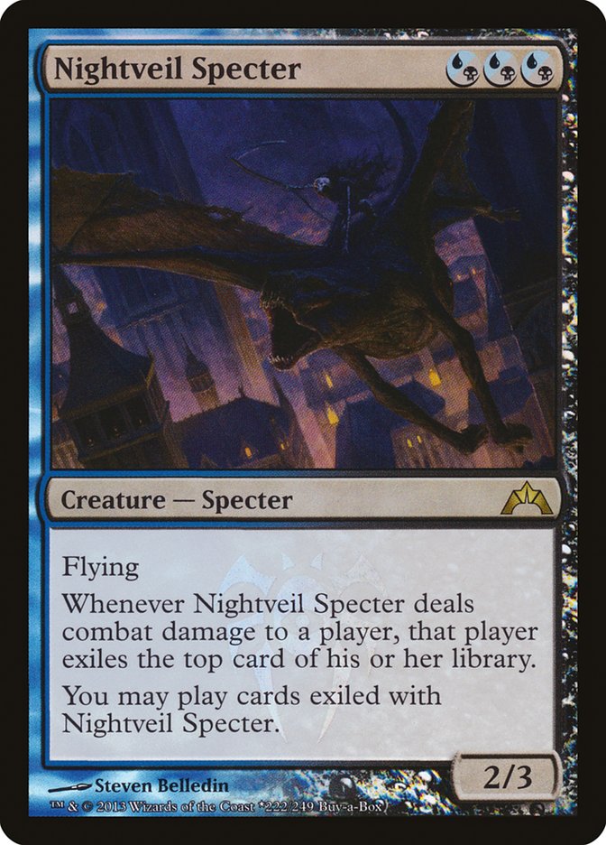 Nightveil Specter (Buy-A-Box) [Gatecrash Promos] | Silver Goblin