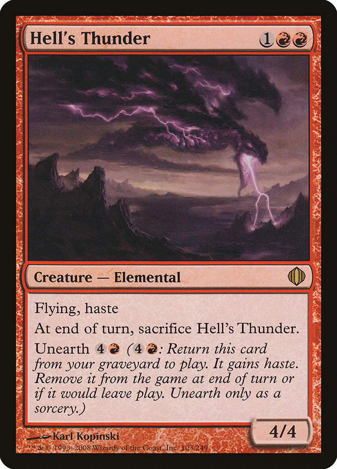 Hell's Thunder [Shards of Alara] | Silver Goblin