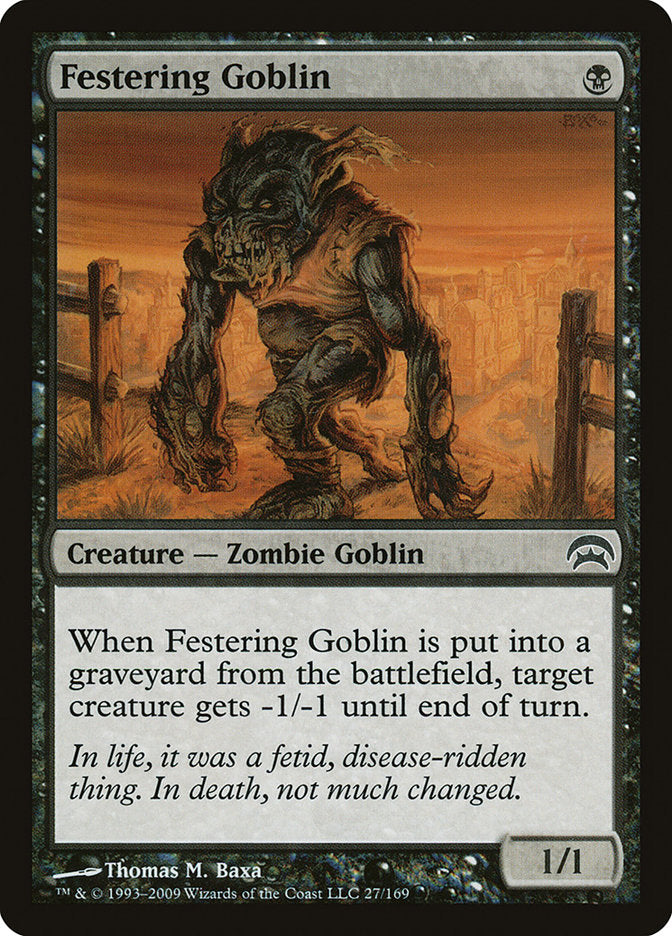 Festering Goblin [Planechase] | Silver Goblin