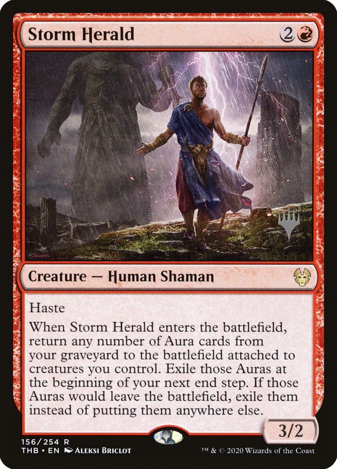 Storm Herald (Promo Pack) [Theros Beyond Death Promos] | Silver Goblin
