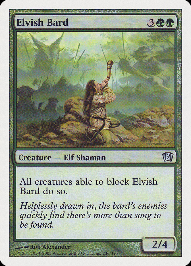 Elvish Bard [Ninth Edition] | Silver Goblin