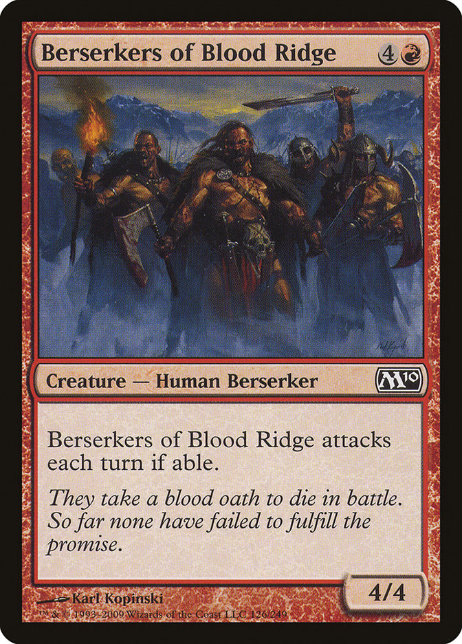 Berserkers of Blood Ridge [Magic 2010] | Silver Goblin