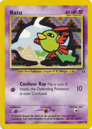 Natu (59/75) [Neo Discovery Unlimited] | Silver Goblin