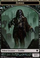 Zombie // Gold Double-Sided Token [Commander 2017 Tokens] | Silver Goblin