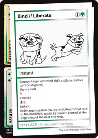 Bind // Liberate (2021 Edition) [Mystery Booster Playtest Cards] | Silver Goblin
