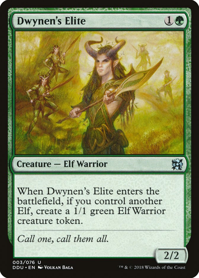 Dwynen's Elite [Duel Decks: Elves vs. Inventors] | Silver Goblin